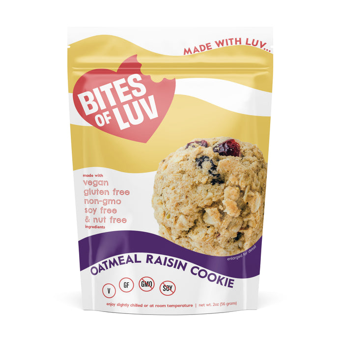 Vegan, Gluten Free Oatmeal Raisin Cookie